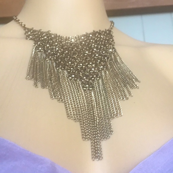 🆑 Gypsy Love | Gold tone gypsy boho statement necklace. - Picture 3 of 4